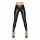 Noir - Long, Shiny Leggings (Black) 