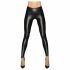 Noir - Long, Shiny Leggings (Black) 