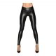 Noir - Long, Shiny Leggings (Black) 