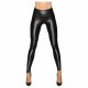 Noir - Long, Shiny Leggings (Black) 