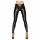 Noir - Long, Shiny Leggings (Black)  - M