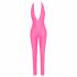 Cottelli Party - jumpsuit with deep back cut (pink) 