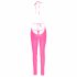 Cottelli Party - jumpsuit with deep back cut (pink) 