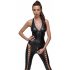 Cottelli Party - Halterneck Corset Jumpsuit (Black) 