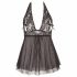 Cottelli Plus Size - Lace Sheer Babydoll (Black)  - 2XL