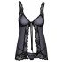 Kissable - Open Babydoll (Black) 