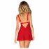 Obsessive Elianes - Lace Babydoll Set (Red) - M/L