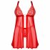 Obsessive Elianes - Lace Babydoll Set (Red) - M/L