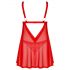 Obsessive Elianes - Lace Babydoll Set (Red) - M/L