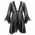 Passion Eco Primula - Lace Robe and Thong (Black) 