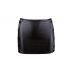 Cottelli - Glossy Mini Skirt with Buckles (Black) 