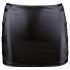 Cottelli - Glossy Mini Skirt with Buckles (Black) 