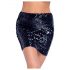 Cottelli Party - Shiny Sequin Skirt (Black)  - L