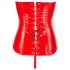 Black Level - vinyl corset (red)