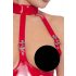 Open, Halter Neck Bodysuit (Red) 