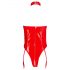 Black Level - Open Halterneck Body (Red) - S