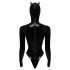 Black Velvet - Long Sleeve Batwoman Bodysuit (Black) 