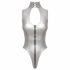 Black Level - Silver Halterneck Bodysuit 