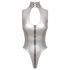 Black Level - Silver Halterneck Bodysuit 