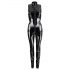 Black Level - Shiny Zipper Jumpsuit (Black)