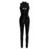 Black Level - Shiny Zipper Jumpsuit (Black)