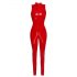 Black Level - Sleeveless Zip Jumpsuit (Red)