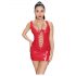 Black Level - Lace-Up Vinyl Mini Dress (Red)