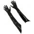 Extra Long Lacquer Gloves (Black) 