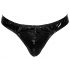 Black Level - Classic, Lacquer Men's Thong (Black)