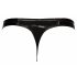 Black Level - Classic Men's Patent Thong (Black) 