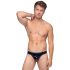 Black Level - Classic, Lacquer Men's Thong (Black) - L