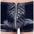 Black Level - Ribbed-Zip Men's Shorts (Black)