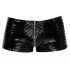 Black Level - Ribbed-Zip Men's Shorts (Black)