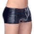 Black Level - Ribbed-Zip Men's Shorts (Black) - M