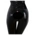 Latex long-sleeve women's jumpsuit (black) 