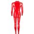 LATEX - Long-Sleeve Women's Catsuit (Red)