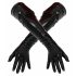 Latex Long Unisex Gloves (Black) 