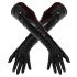 Latex Long Unisex Gloves (Black) 