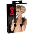 Latex Short Unisex Gloves (Black)  - M