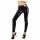 Latex Zippered Leggings (Black) 