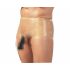 Latex Boxer with Penis Sleeve (Natural)  - L/XL