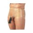 LATEX - boxer with penis sleeve (natural) - L/XL