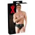 Latex Men's Underwear with Internal Penis and Anal Dildo (Black) 