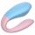 Mrow 03 - Rechargeable, Waterproof Couples Vibrator (Blue-Pink) 