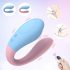 Mrow 03 - Rechargeable, Waterproof Couples Vibrator (Blue-Pink) 