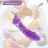 Mrow Real Lover - Rechargeable, Waterproof, Lifelike Vibrator (Purple) 