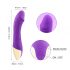 Mrow Real Lover - Rechargeable, Waterproof, Lifelike Vibrator (Purple) 