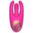 Mrow - Rechargeable 3-Prong Clitoral Vibrator (Pink)