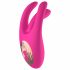 Mrow - Battery-Powered, 3-Pronged Clitoral Vibrator (Pink) 