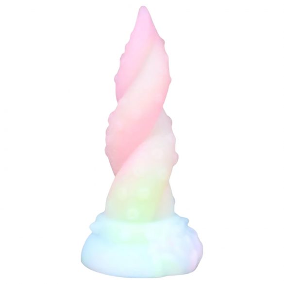 OgazR Kraken - Twisted Tentacle Dildo - 18 cm (Rainbow)